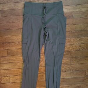 Athleta Olive Cargo Leggings